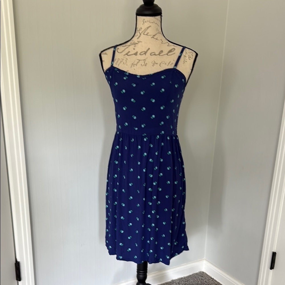 Old Navy Dress size M Elegant Blue Spaghetti Strap Dress